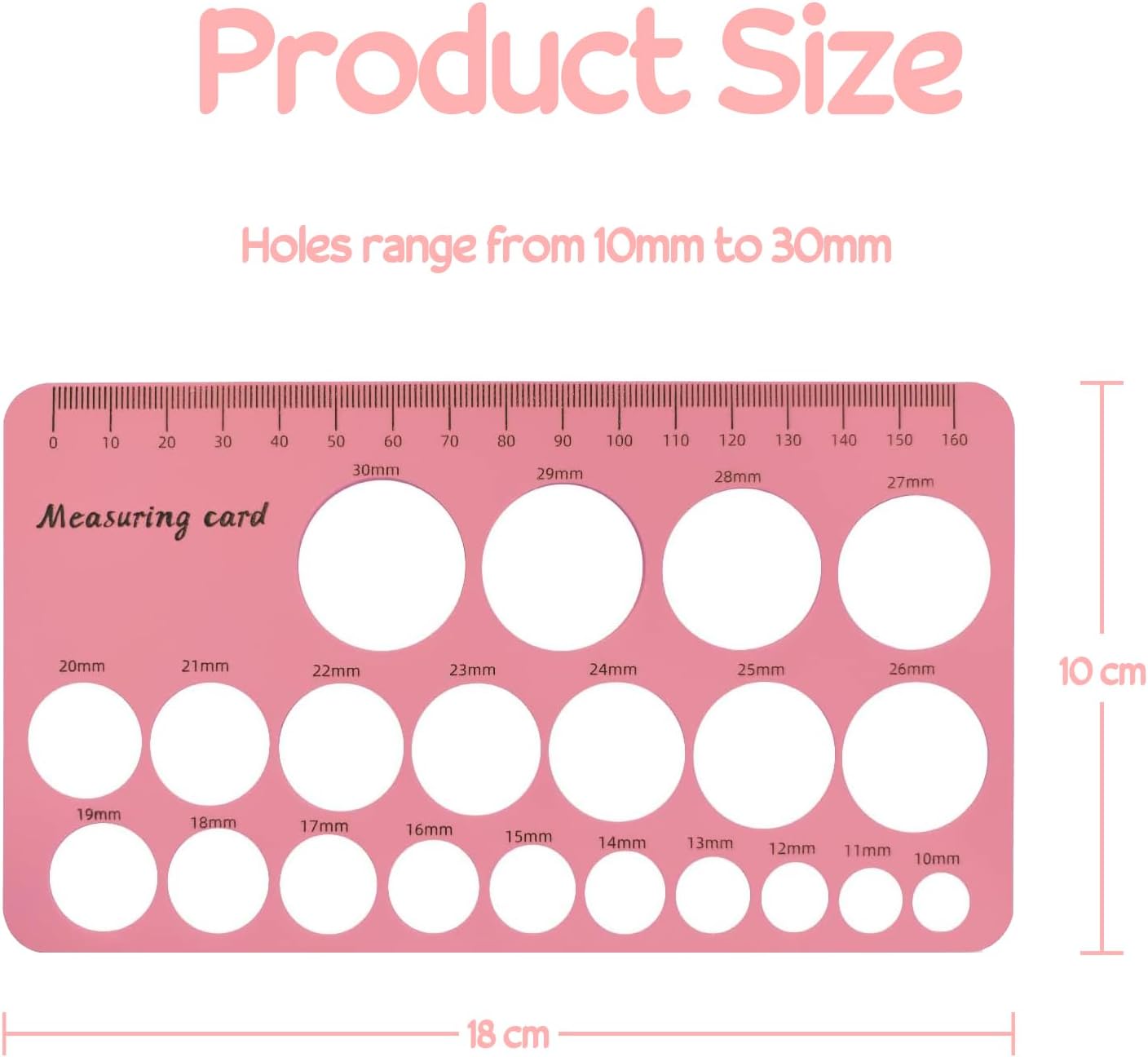 Nipple Ruler, Flange Sizing Measurement Tool, Soft Silicone Flange Size Measuring tool