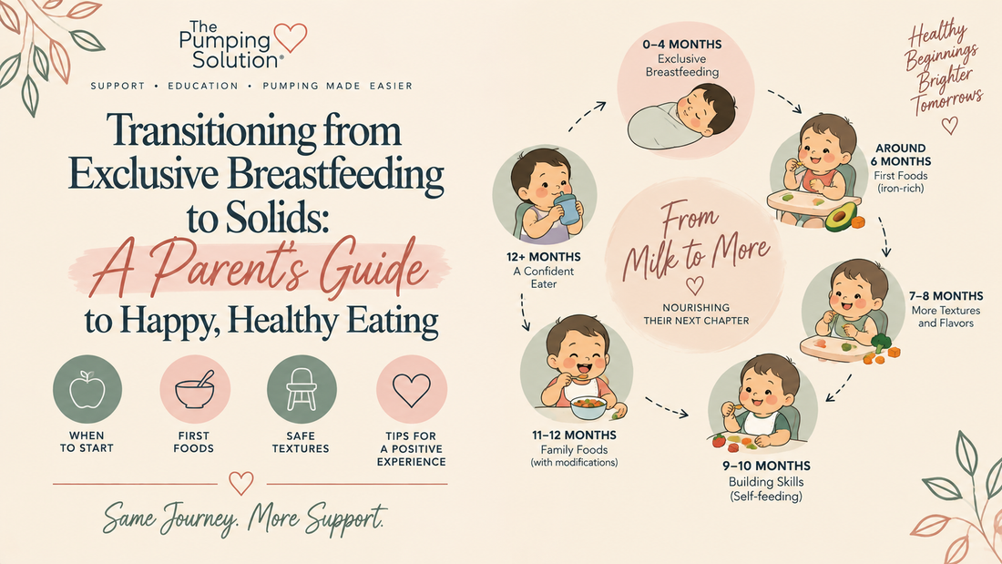 Transitioning from Exclusive Breastfeeding to Solids: A Parent’s Guide to Happy, Healthy Eating