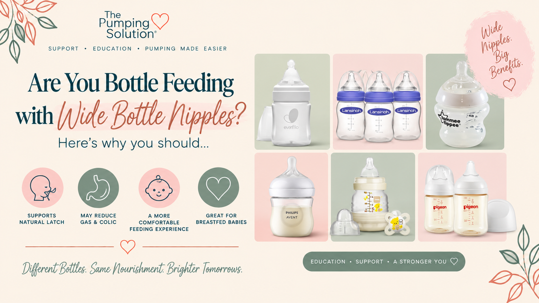 Are you bottle feeding with wide bottle nipples? Here is why you should..