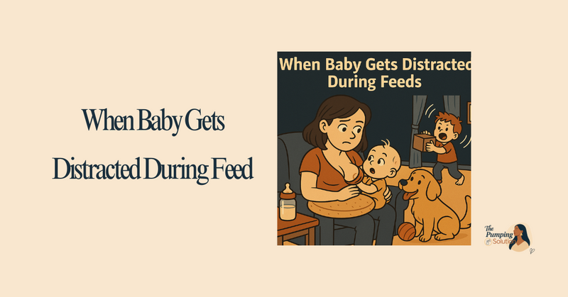 When Baby Gets Distracted During Feed