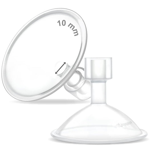Breast Pump flange Crater Series 10 mm (2) Two-Piece