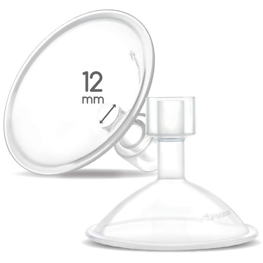 Breast Pump flange Crater Series 12 mm (2) Two-Piece