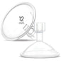 Breast Pump flange Crater Series 12 mm (2) Two-Piece