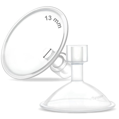 Breast Pump flange Crater Series 13mm (2) Two-Piece