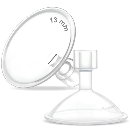 Breast Pump flange Crater Series 13mm (2) Two-Piece