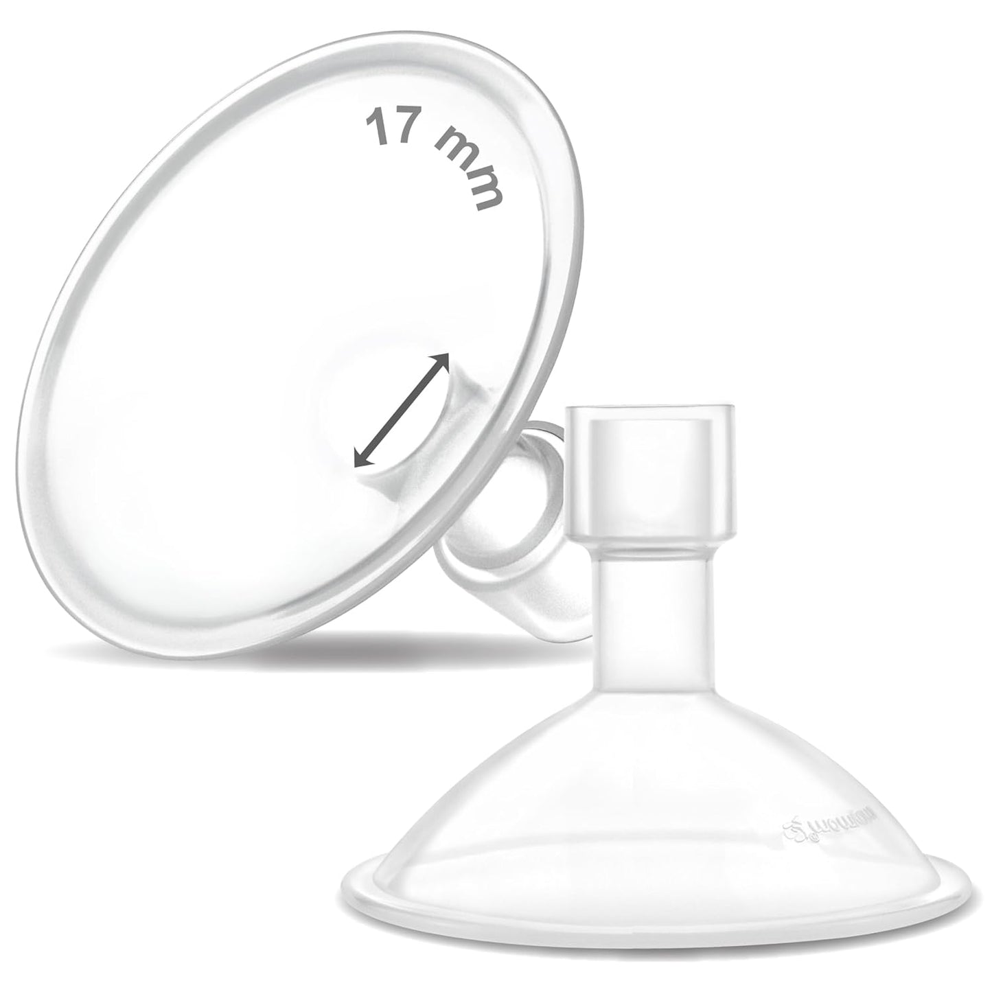 Breast Pump Flange Crater Series 17mm Two-Piece