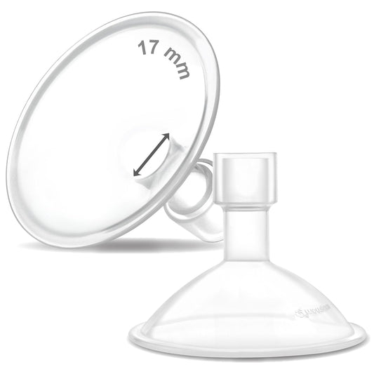 Breast Pump Flange Crater Series 17mm Two-Piece