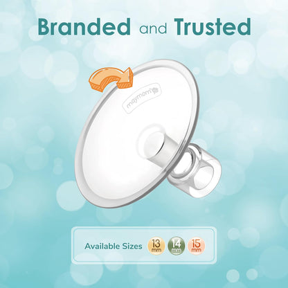Breast Pump Flange Saucer Series 15 mm (2) Two-Piece