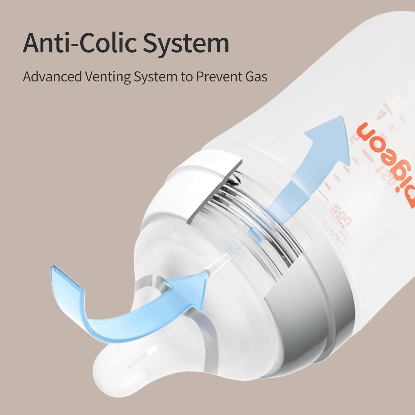 Pigeon PP Nursing Bottle Wide Neck, Anti-Colic