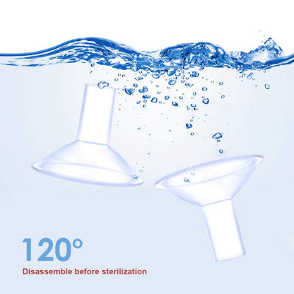 Breast Pump flange Crater Series 12 mm (2) Two-Piece